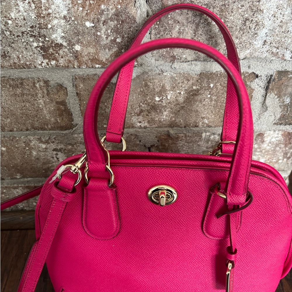Coach Vibrant Pink Satchel - Picture 13 of 13